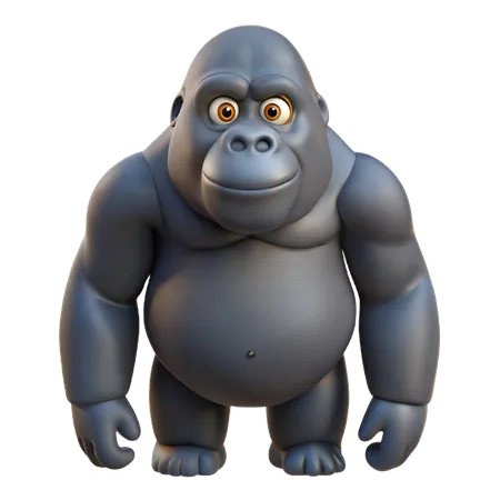 Gorilla  3D Icon