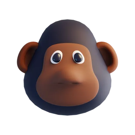 Gorilla  3D Icon