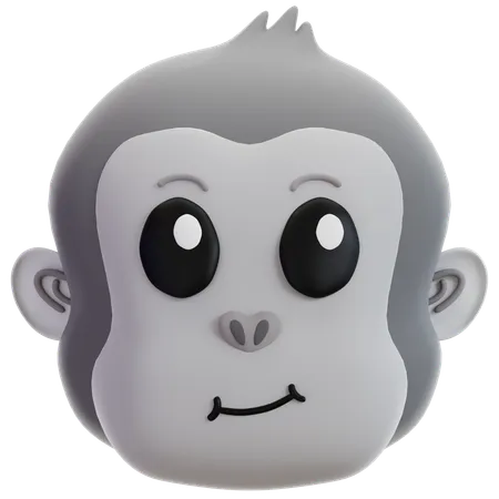 Gorilla  3D Icon