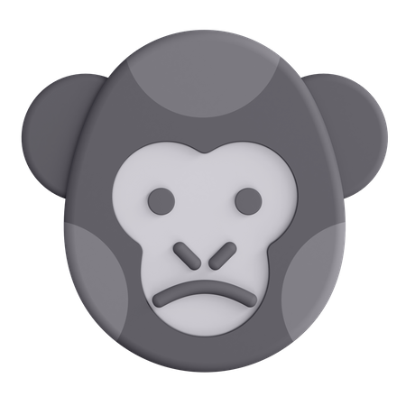 Gorille  3D Illustration