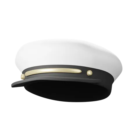 Gorra de capitán  3D Icon