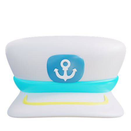 Gorra de capitán  3D Icon