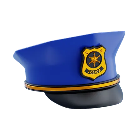 Sombrero de policia  3D Icon