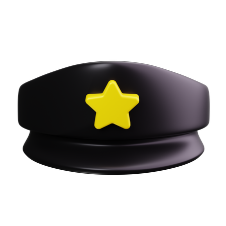 Sombrero de policia  3D Icon