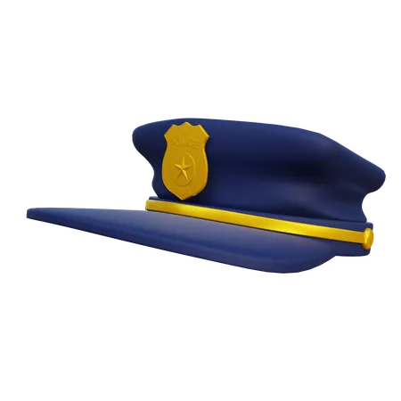 Sombrero de policia  3D Icon