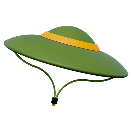 Sombrero de camping  3D Icon