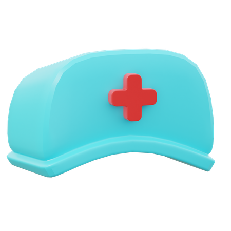 Sombrero de enfermera  3D Icon