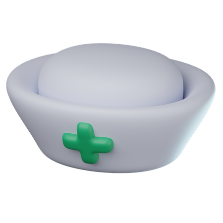 Sombrero de enfermera  3D Icon