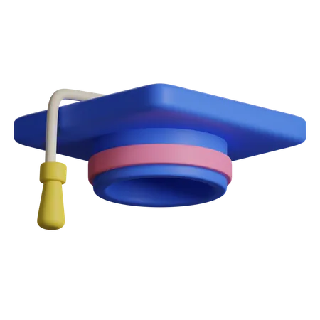 Gorro de graduación  3D Icon