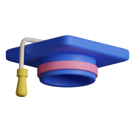 Gorro de graduación  3D Icon