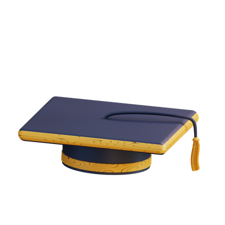 Gorro de graduación  3D Icon