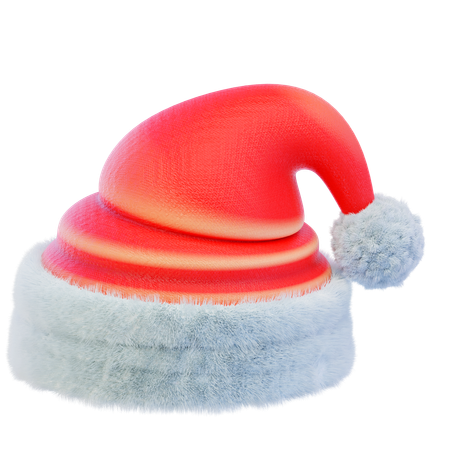 Gorro navideño  3D Icon