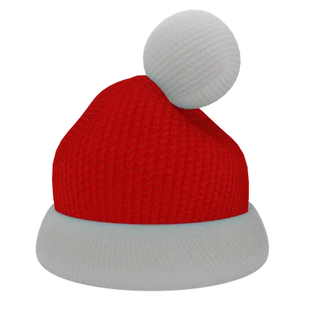 Gorro rojo de santa  3D Icon