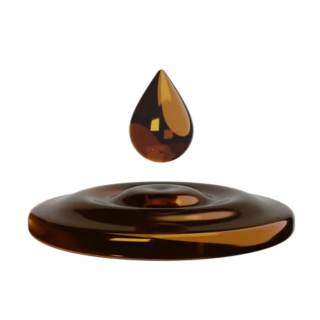 Gota de aceite  3D Icon