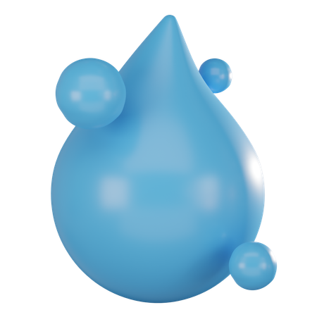 Gota de agua  3D Icon