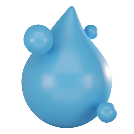 Gota de agua  3D Icon