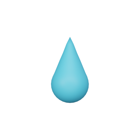 Gota de agua  3D Icon