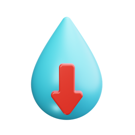 Gota de agua  3D Icon