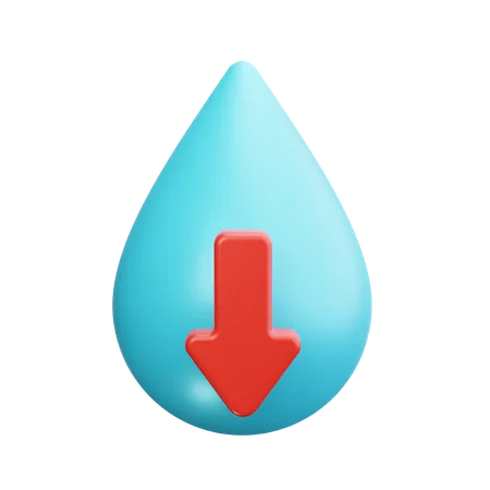 Gota de agua  3D Icon