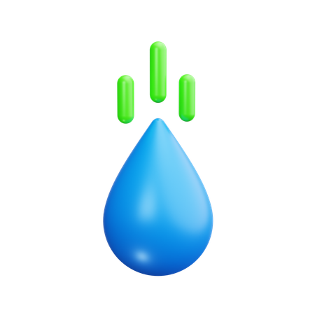 Gota de agua  3D Icon