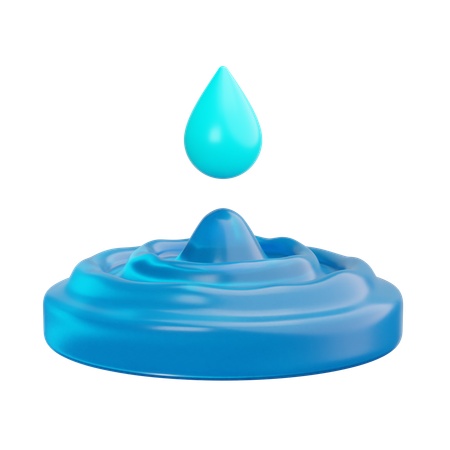 Gota de agua  3D Icon