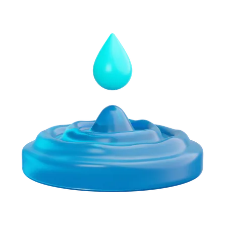 Gota de agua  3D Icon