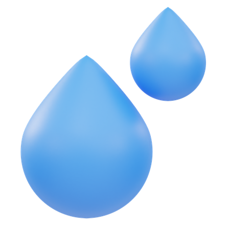 Gota de agua  3D Icon