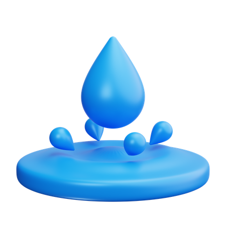 Gota de agua  3D Icon