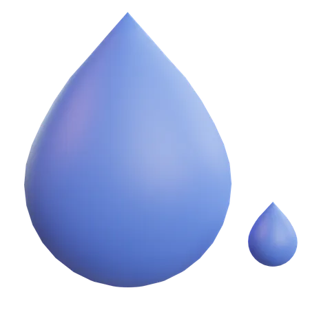 Gota de agua  3D Icon