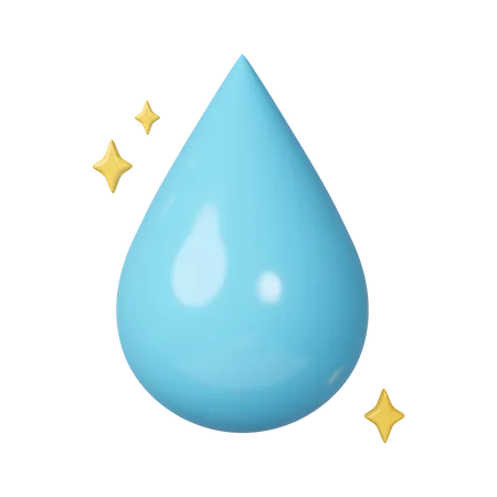 Gota de agua  3D Icon