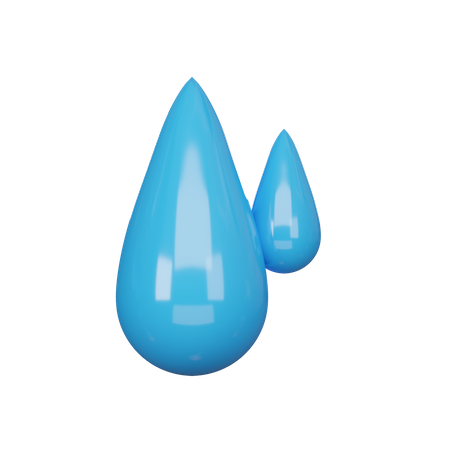 Gota de agua  3D Icon