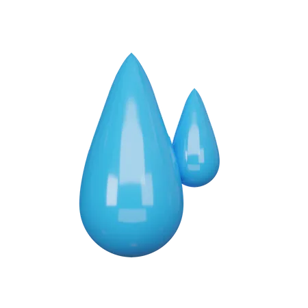 Gota de agua  3D Icon