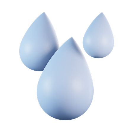 Gota de chuva  3D Icon