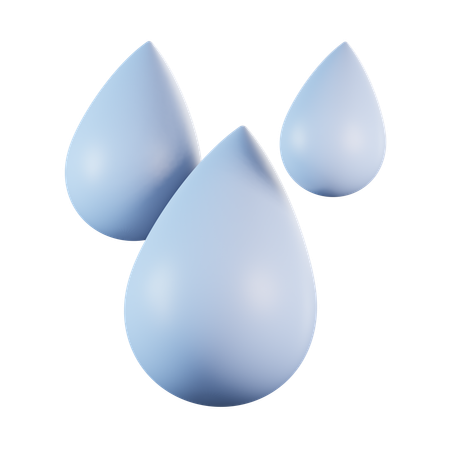 Gota de agua  3D Icon