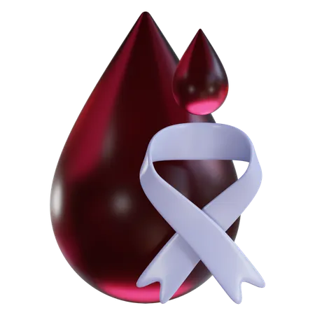 Gota de sangre  3D Icon