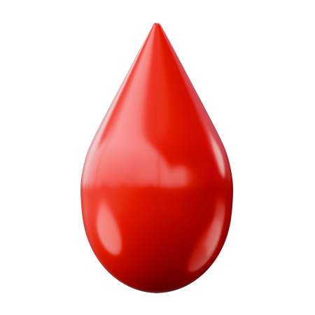 Gota de sangre  3D Icon