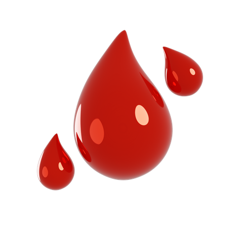 Gota de sangre  3D Icon