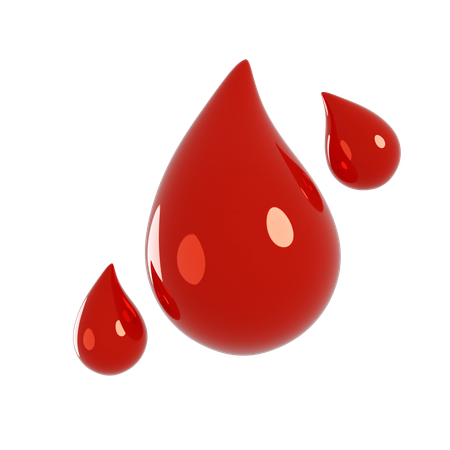 Gota de sangre  3D Icon