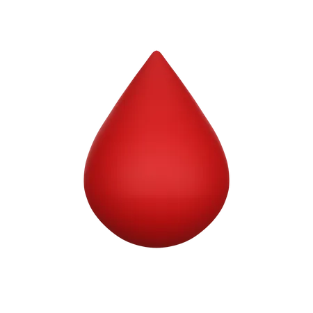 Gota de sangre  3D Icon