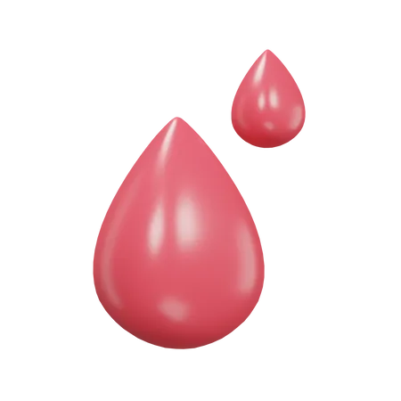 Gota de sangre  3D Icon