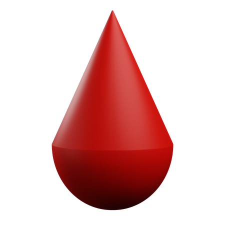 Gota de sangre  3D Icon