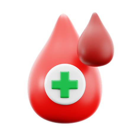 Gota de sangue  3D Icon