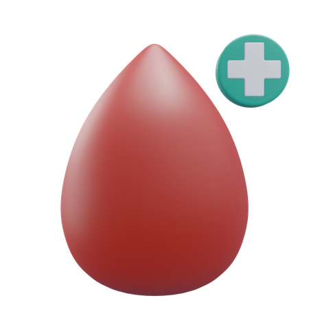 Gota de sangue  3D Icon