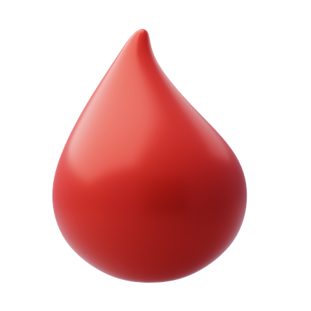 Gota de sangue  3D Icon
