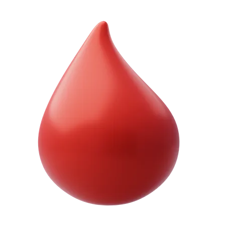 Icone 3 D De Gota De Sangue Cuidados De Saude E Conceito Medico 3D Icon
