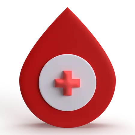 Gota de sangue  3D Icon