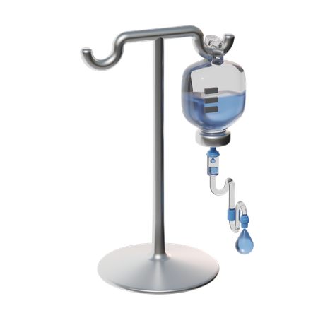 Gota intravenosa  3D Icon