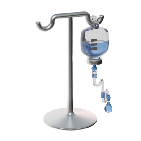 Gota intravenosa  3D Icon