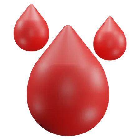 Gotas de sangre  3D Icon