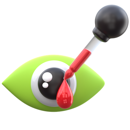 Gotas para los ojos  3D Icon